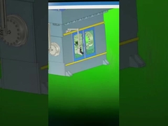 camiseta de acero inoxidable 30kw que forma al regulador Automation del Plc de la eficacia alta de la máquina